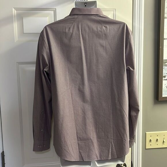 Van Heusen Long Sleeve Collared Button Down Slim Fit Flex3 Dress Shirt-16–16 1/2 - Picture 8 of 16